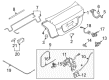 2008 Chevy Aveo Tailgate Handle Diagram - 96327527