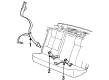 Saturn SL2 Seat Belt Diagram - 21039824