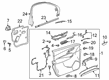 2022 GMC Yukon Power Window Switch Diagram - 84960796