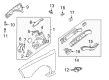 1998 Pontiac Sunfire Engine Mount Diagram - 22575983