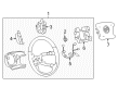 2007 Buick LaCrosse Steering Wheel Diagram - 25870761