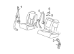 2009 Chevy Avalanche Seat Belt Diagram - 19260324