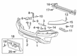 2019 Chevy Colorado Bumper Diagram - 84109337