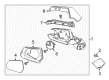 2015 Cadillac ELR Side View Mirrors Diagram - 23240305