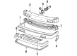 1991 Pontiac Bonneville Bumper Diagram - 16518763