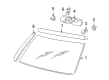 2005 Buick Rainier Side View Mirrors Diagram - 15144156