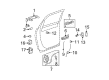 2008 Saturn Outlook Door Lock Diagram - 19257148