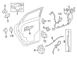 Chevy Equinox Door Latch Cable Diagram - 23122702