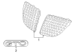 2006 Pontiac GTO Emblem Diagram - 92155829