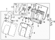 2020 Chevy Sonic Seat Cushion Pad Diagram - 95292083