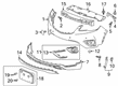 Buick Envision Bumper Diagram - 84422846