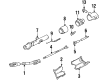 1985 Chevy Corvette Steering Shaft Diagram - 7843500