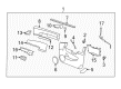 2015 Chevy Captiva Sport Door Handle Diagram - 96817066