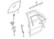 2001 Cadillac Seville Weather Strip Diagram - 25701234