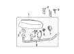 2000 Chevy Impala Fog Light Connector Diagram - 15305916