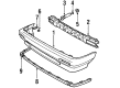 Chevy Sprint Bumper Diagram - 96055952