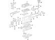 Chevy Trailblazer Crankshaft Thrust Washer Set Diagram - 89065022