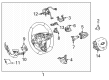 Chevy Bolt EV Steering Wheel Diagram - 42784212