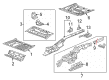 2019 Buick Envision Floor Pan Diagram - 84208549