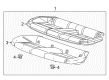 2017 Cadillac ATS Seat Cushion Pad Diagram - 23461373