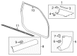 2015 Chevy Camaro Weather Strip Diagram - 22950429