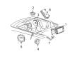 2004 Chevy SSR Car Speakers Diagram - 15210476