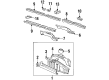 Oldsmobile Silhouette Fender Splash Shield Diagram - 10232978