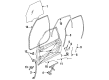 1994 Saturn SL2 Door Latch Assembly Diagram - 16630696