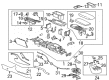 2018 Chevy Volt Center Console Latch Diagram - 23221207