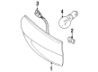 2000 Saturn SC2 Tail Light Diagram - 21110757