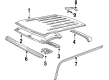 1995 GMC K3500 Weather Strip Diagram - 15766539