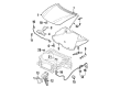 2000 Pontiac Grand Prix Hood Latch Diagram - 10423015