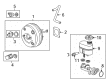 2013 Chevy Avalanche Brake Master Cylinder Diagram - 19420798