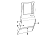 1989 Chevy R2500 Suburban Weather Strip Diagram - 15606409