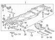 2022 Chevy Suburban Control Arm Bolt Diagram - 11610915