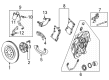 Chevy Corvette Brake Pad Diagram - 84197896