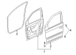 Buick Rendezvous Weather Strip Diagram - 10313535