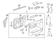 2008 Chevy Silverado 1500 Door Latch Assembly Diagram - 25863021