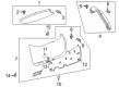 GMC Terrain Body Mount Hole Plug Diagram - 84336822