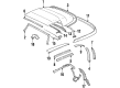 1992 Chevy Camaro Weather Strip Diagram - 12520806