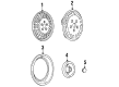 1985 Pontiac Grand Am Wheel Cover Diagram - 22535802