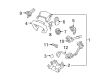 2010 Buick Lucerne Steering Column Cover Diagram - 15814338