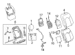 2012 Cadillac SRX Seat Cushion Pad Diagram - 25898789