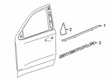 2019 Chevy Silverado 1500 Door Moldings Diagram - 84900938