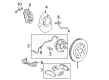 2013 Chevy Tahoe Brake Backing Plate Diagram - 25918338