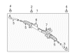 Chevy Aveo5 Rack And Pinion Diagram - 95918421