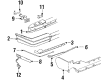 Cadillac Eldorado Bumper Diagram - 1635793