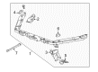 2016 Cadillac CTS Fender Splash Shield Diagram - 22824813