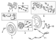 2020 Chevy Malibu Brake Caliper Bracket Diagram - 13596007