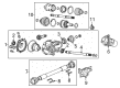 2016 Cadillac ATS Drive Shaft Diagram - 84150924